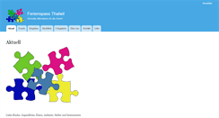 Desktop Screenshot of ferienspass-thalwil.ch