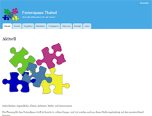 Tablet Screenshot of ferienspass-thalwil.ch